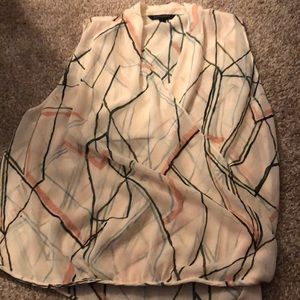 Blouse with wrap detail